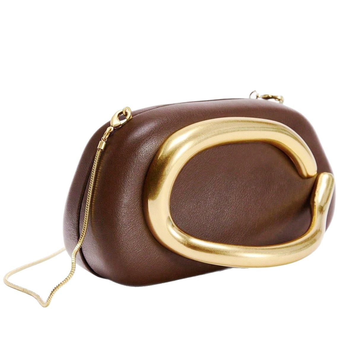 Niche Design Luxury Metal Decor Evening Clutch Bag Versatile Party Shoulder Bag - Thumbnail 2