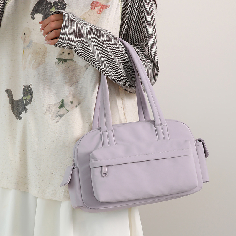 Simple Commuter Casual Shoulder Bag Fashion Underarm Bag Multiple Colors Available - Thumbnail 2