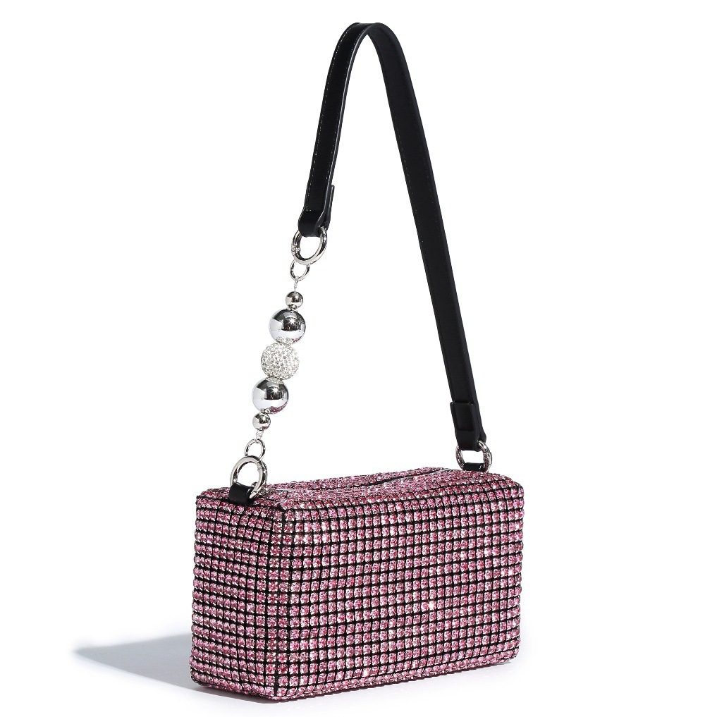 Rhinestone Evening Clutch Bag, Sparkling Crossbody & Handbag for Women - Thumbnail 28