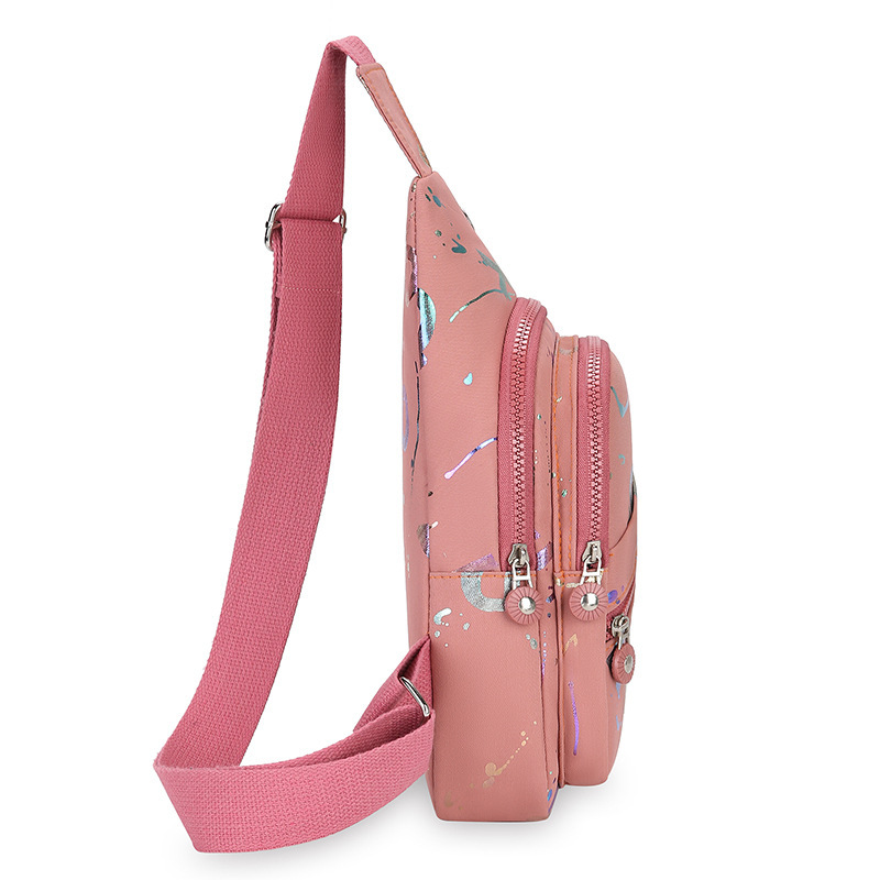 Trendy Oxford Cloth Women's Chest Bag Versatile Fashion Travel Small Crossbody Bag Sling Bag - Thumbnail 2