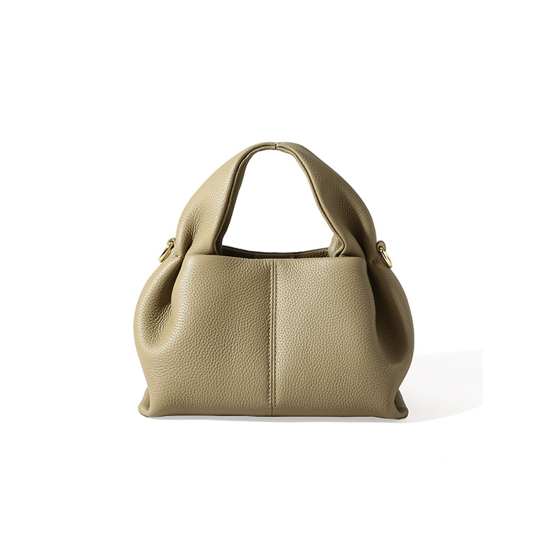 Best Selling Genuine Leather Women's Tote Bag - Top Layer Cowhide Shoulder & Crossbody Bag for Daily Commute - Thumbnail 11