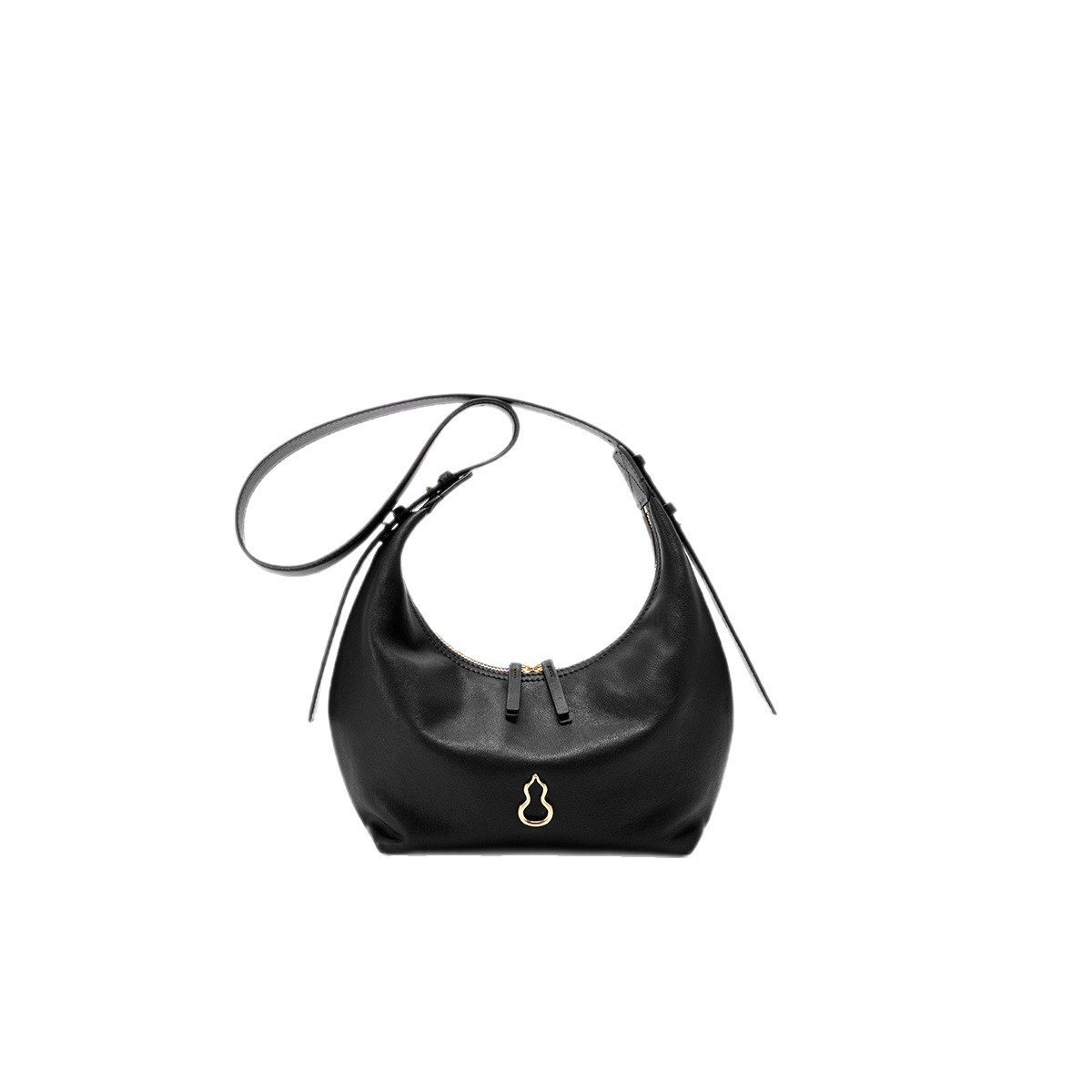 BAMPO Crescent Hobo Bag Minimalist Shoulder & Crossbody Bag for Work - Thumbnail 5