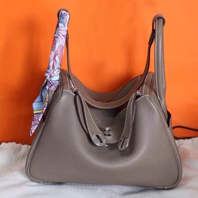 New Cross-Border Top Layer Cowhide Lindy Bag - Large Capacity Fashionable Doctor Bag, Versatile Shoulder Bag - Thumbnail 6