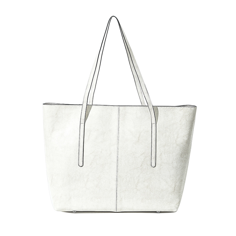 2025 Fashion Women's Genuine Leather Tote Bag - Large Capacity Commuter Shoulder Bag - Thumbnail 6