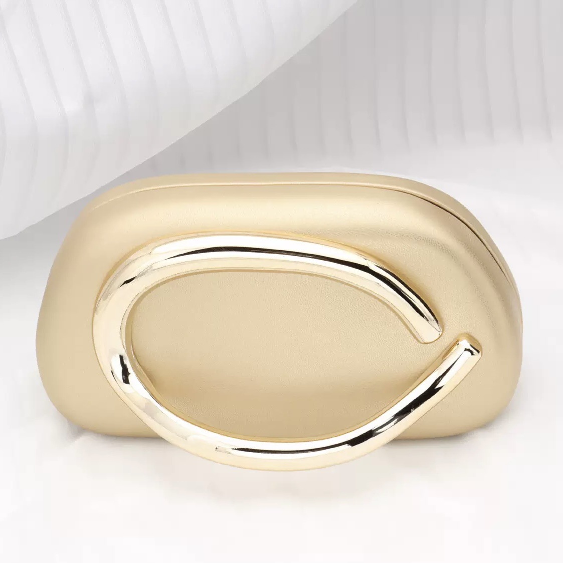 New Evening Bag with Acrylic Handle - Women's Crossbody & Shoulder Handbag - Thumbnail 10