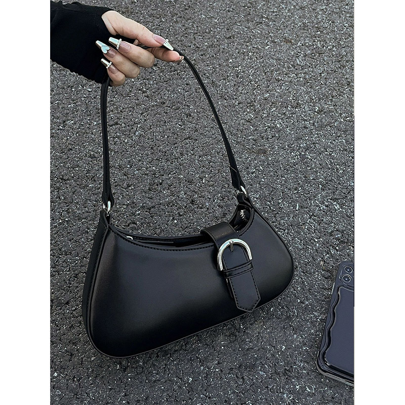 Niche Design 2024 New Underarm Bag - Japanese Style Y2K Baguette Shoulder Bag - Thumbnail 2