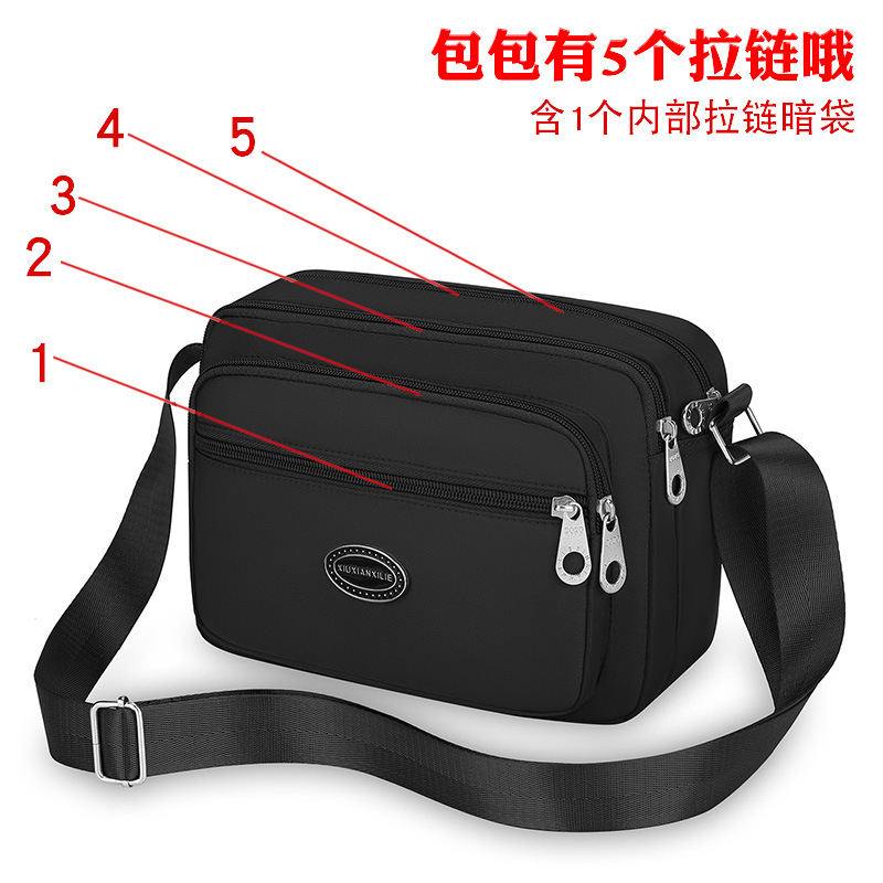 2025 New Large Capacity Oxford Canvas Shoulder Bag, Crossbody Bag for Middle-aged & Elderly Mothers - Thumbnail 22