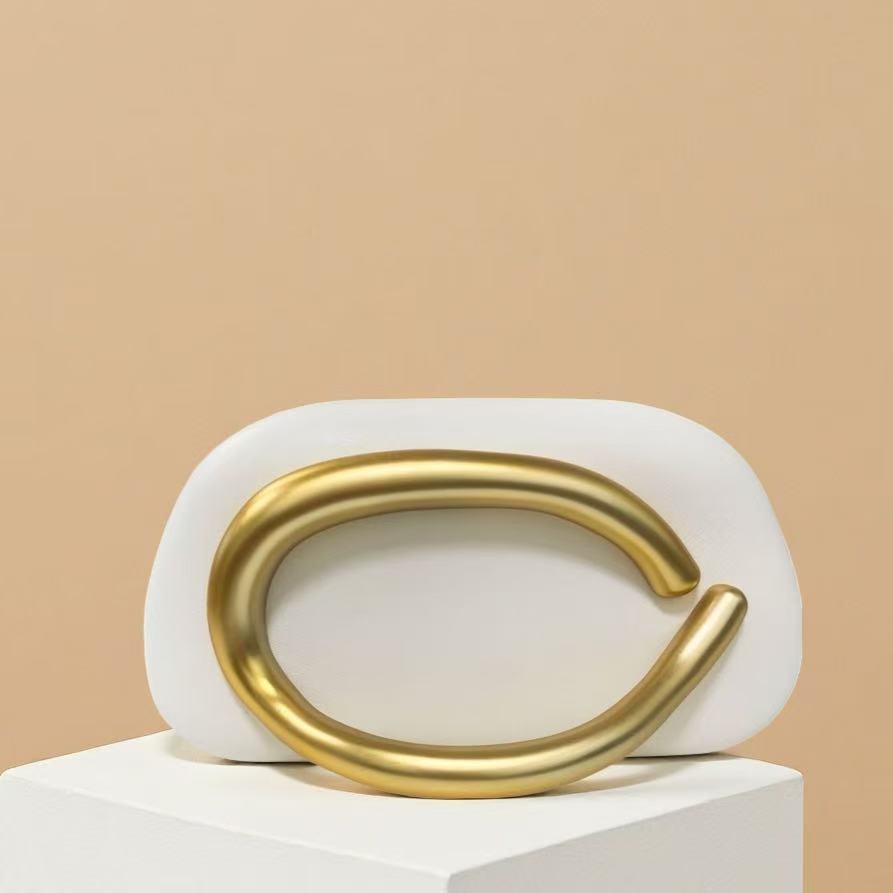 New Evening Bag with Acrylic Handle - Women's Crossbody & Shoulder Handbag - Thumbnail 44