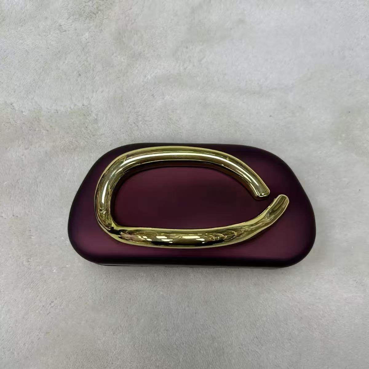 New Evening Bag with Acrylic Handle - Women's Crossbody & Shoulder Handbag - Thumbnail 7