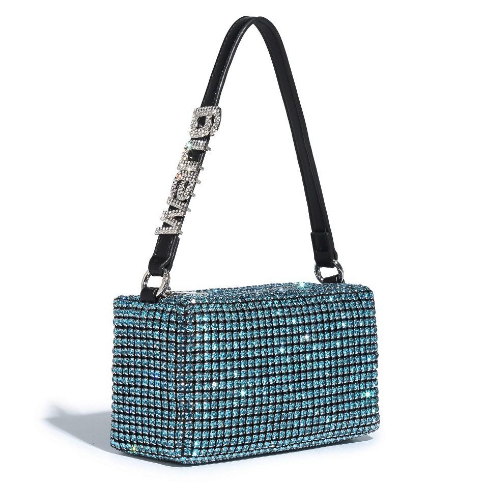 Rhinestone Evening Clutch Bag, Sparkling Crossbody & Handbag for Women - Thumbnail 20