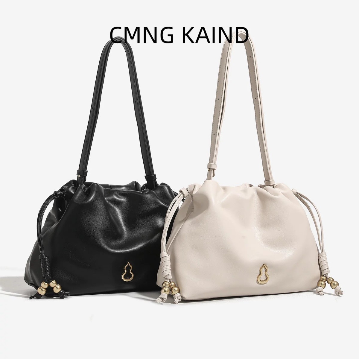 BAMPO Genuine Leather Small Square Bag - 2025 New Arrival Cowhide Underarm Shoulder & Crossbody Bag - Thumbnail 4