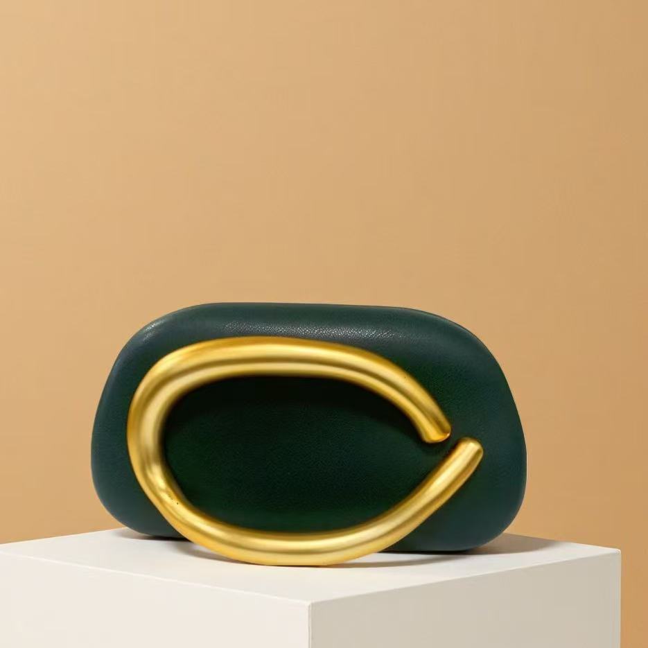 New Evening Bag with Acrylic Handle - Women's Crossbody & Shoulder Handbag - Thumbnail 30