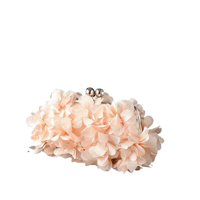 2025 Spring/Summer Petal Evening Clutch - New Chinese Style Hanfu Accessory Bag - Thumbnail 5