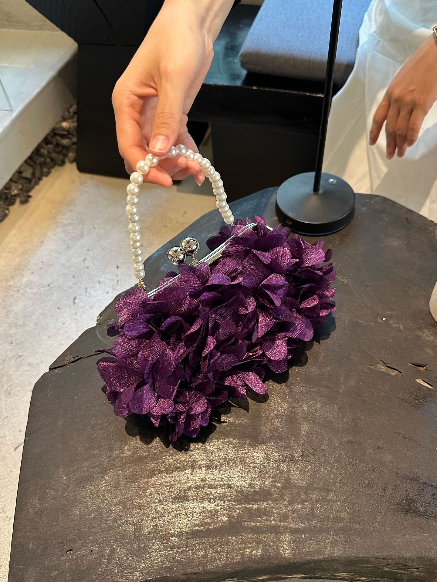 2025 Spring/Summer Petal Evening Clutch - New Chinese Style Hanfu Accessory Bag - Thumbnail 8