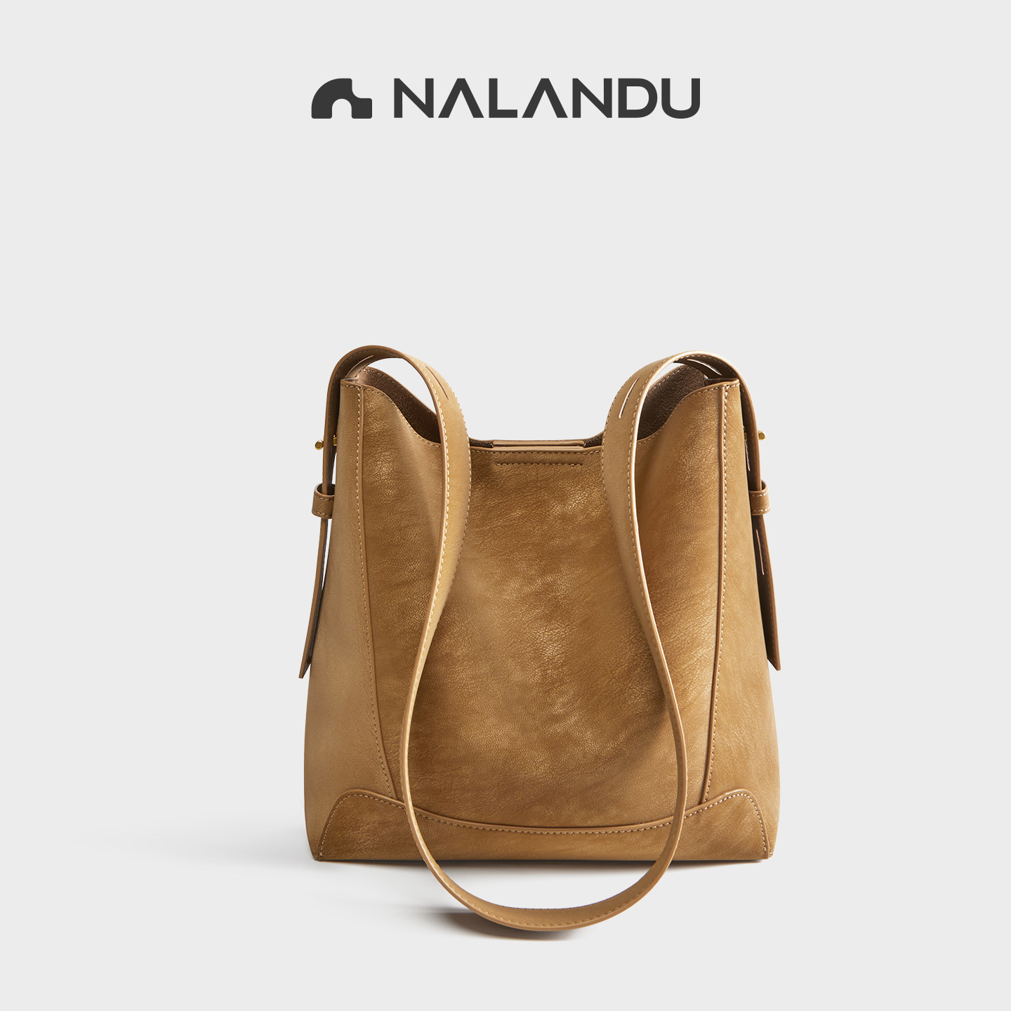 Nalan Du 2026 New Collection Women's Crossbody Bag - Versatile Genuine Leather Bucket Bag - Thumbnail 10