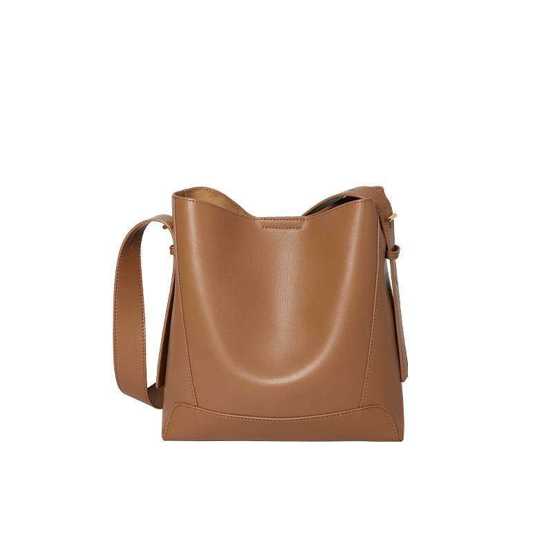 Nalan Du 2026 New Collection Women's Crossbody Bag - Versatile Genuine Leather Bucket Bag - Thumbnail 5