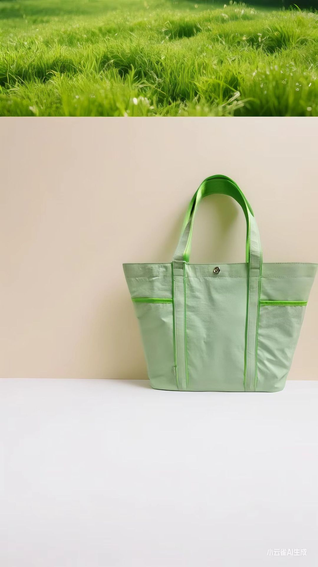 Lululemon Style Daily Multi-Pocket Waterproof Canvas Tote Bag - 20L Large Capacity Yoga Bag - Thumbnail 14