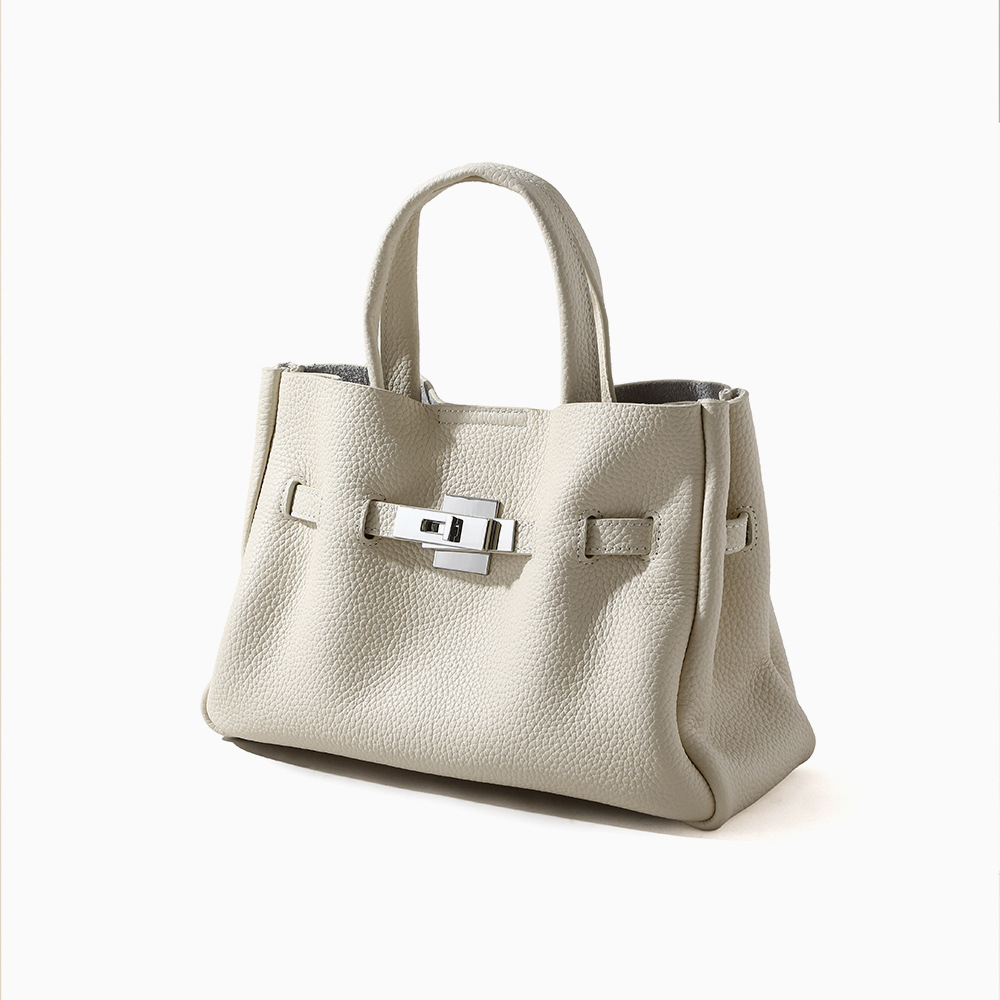 Genuine Leather Women's Tote Bag - Large Capacity Business Commuter Handbag & Crossbody - Thumbnail 5