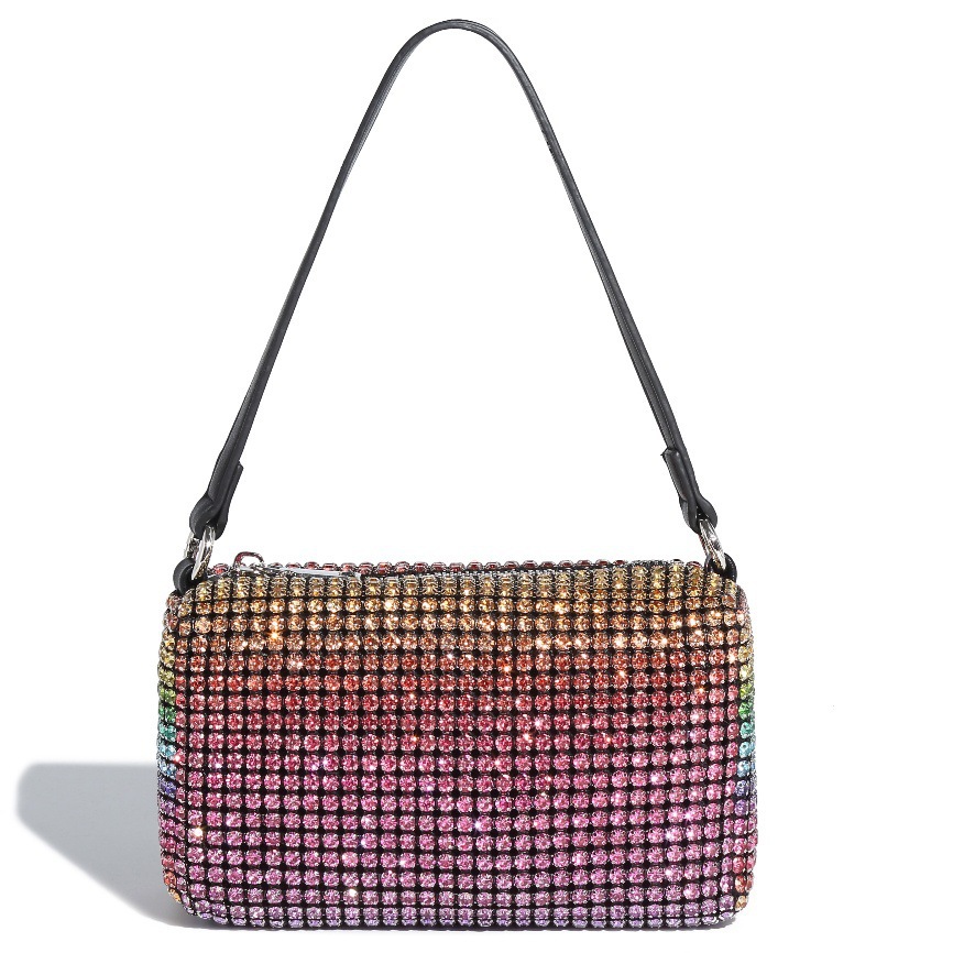 Rhinestone Evening Clutch Bag, Sparkling Crossbody & Handbag for Women - Thumbnail 24