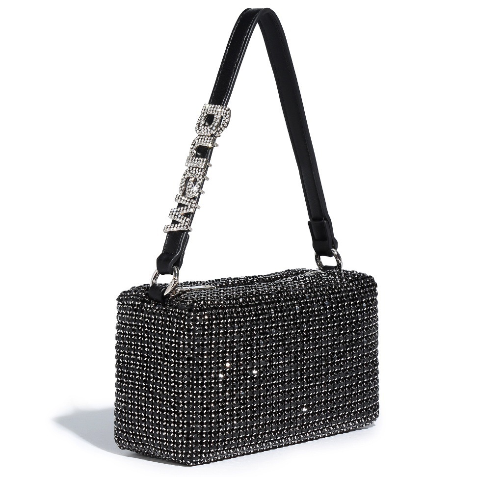 Rhinestone Evening Clutch Bag, Sparkling Crossbody & Handbag for Women - Thumbnail 9