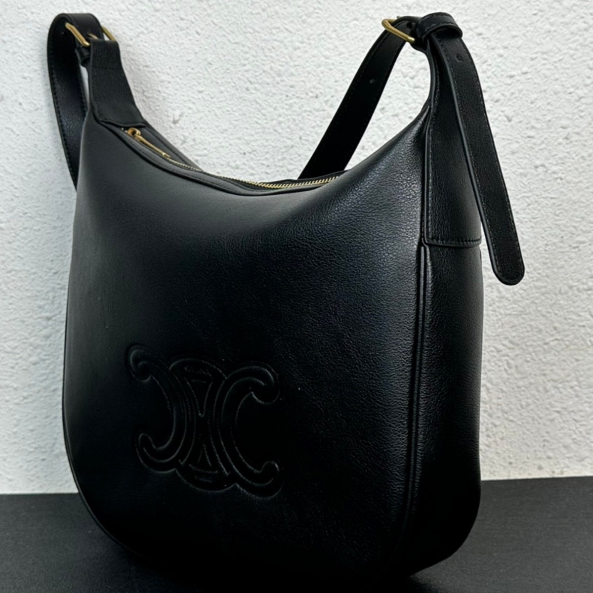 2025 New Arrival Soft Leather Hobo Bag - Monogram Underarm Shoulder Bag, Large Capacity Fashionable Commuter Bag for Women - Thumbnail 4