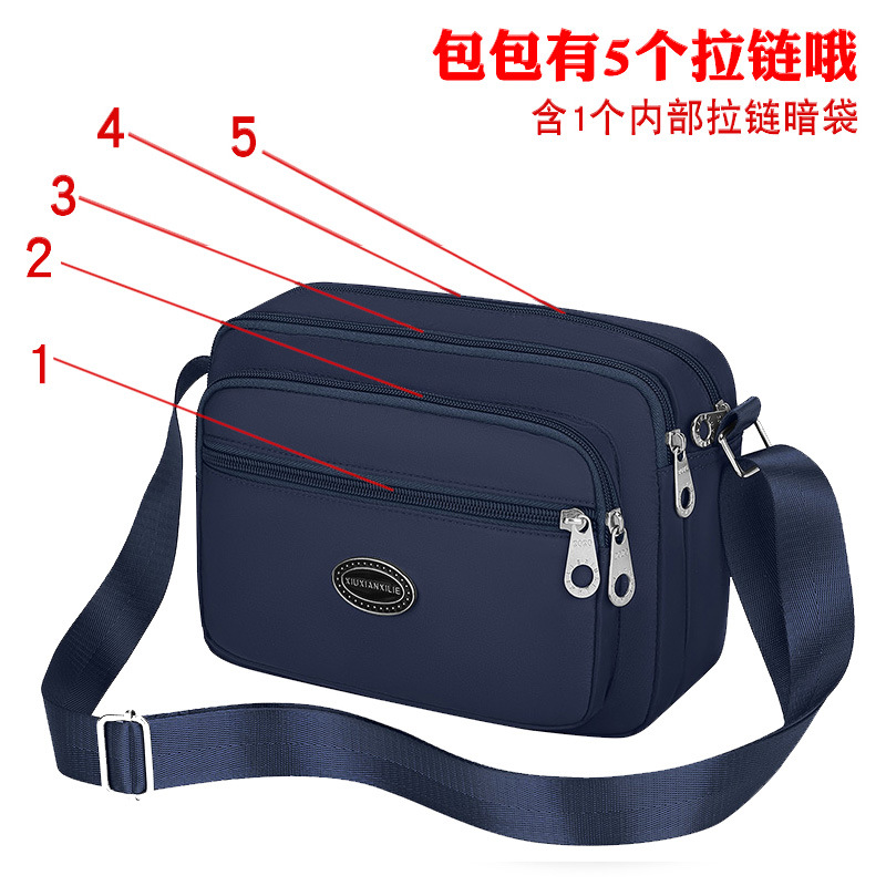 2025 New Large Capacity Oxford Canvas Shoulder Bag, Crossbody Bag for Middle-aged & Elderly Mothers - Thumbnail 19