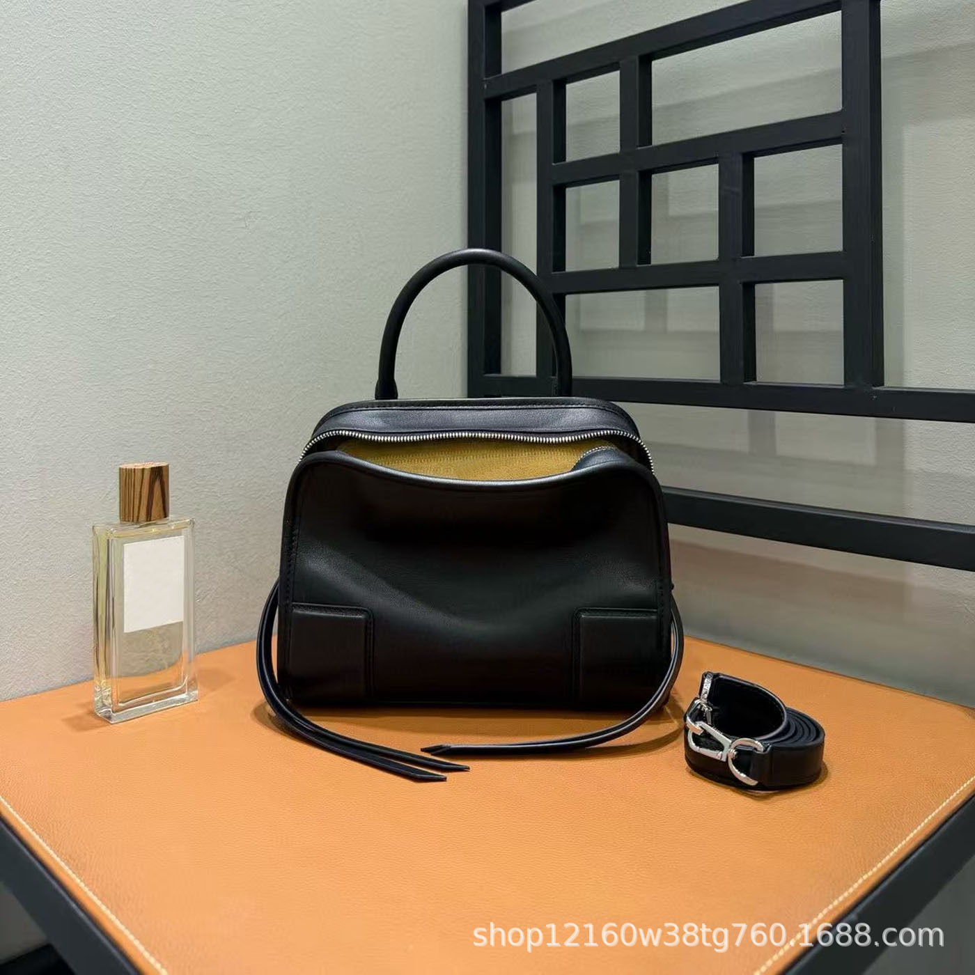 2026 New Arrival Color-Block Suede Doctor Bag - Designer Niche Handbag for Commuting & Casual Use - Thumbnail 2