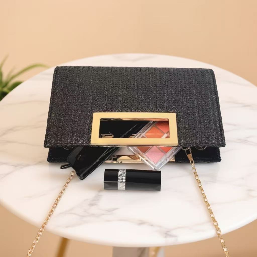 New Cross-border Evening Clutch Bag - Women's Chain Shoulder Bag for Banquets and Formal Dresses - Thumbnail 4