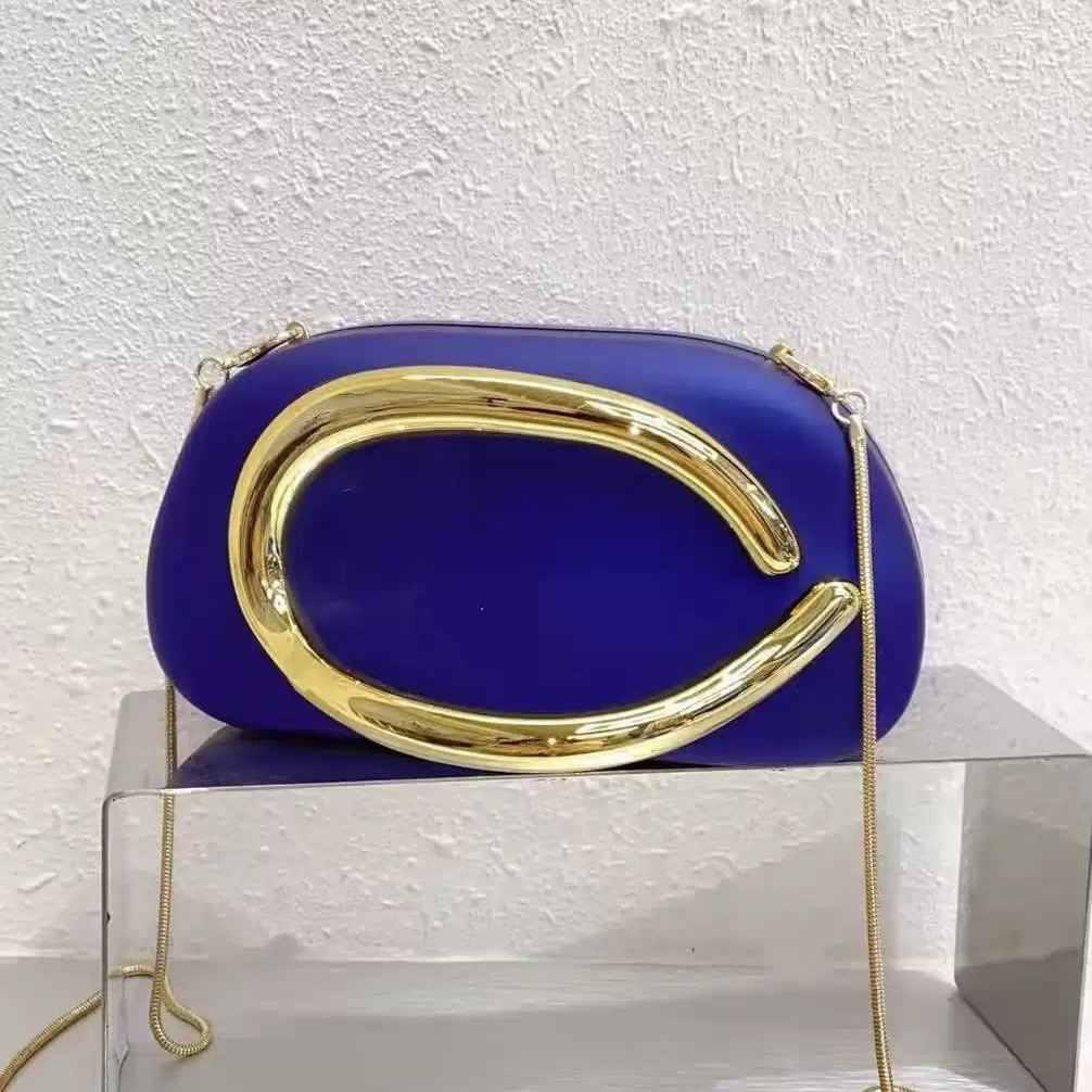 New Evening Bag with Acrylic Handle - Women's Crossbody & Shoulder Handbag - Thumbnail 31