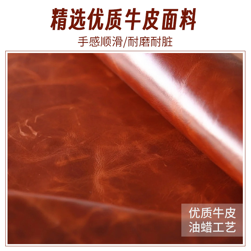 Premium Genuine Leather Vintage Small Bag - Trendy Ins Style Cowhide Shoulder & Crossbody Bag - Thumbnail 4