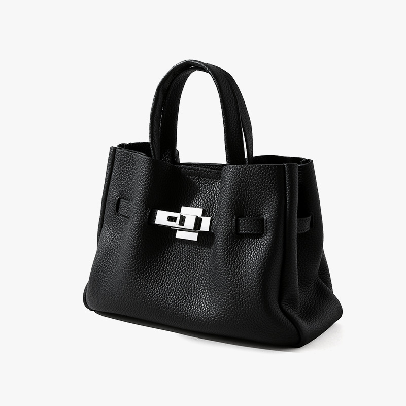 Genuine Leather Women's Tote Bag - Large Capacity Business Commuter Handbag & Crossbody - Thumbnail 9