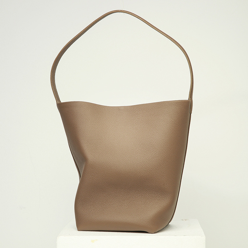 Cowhide Bucket Bag for Work
