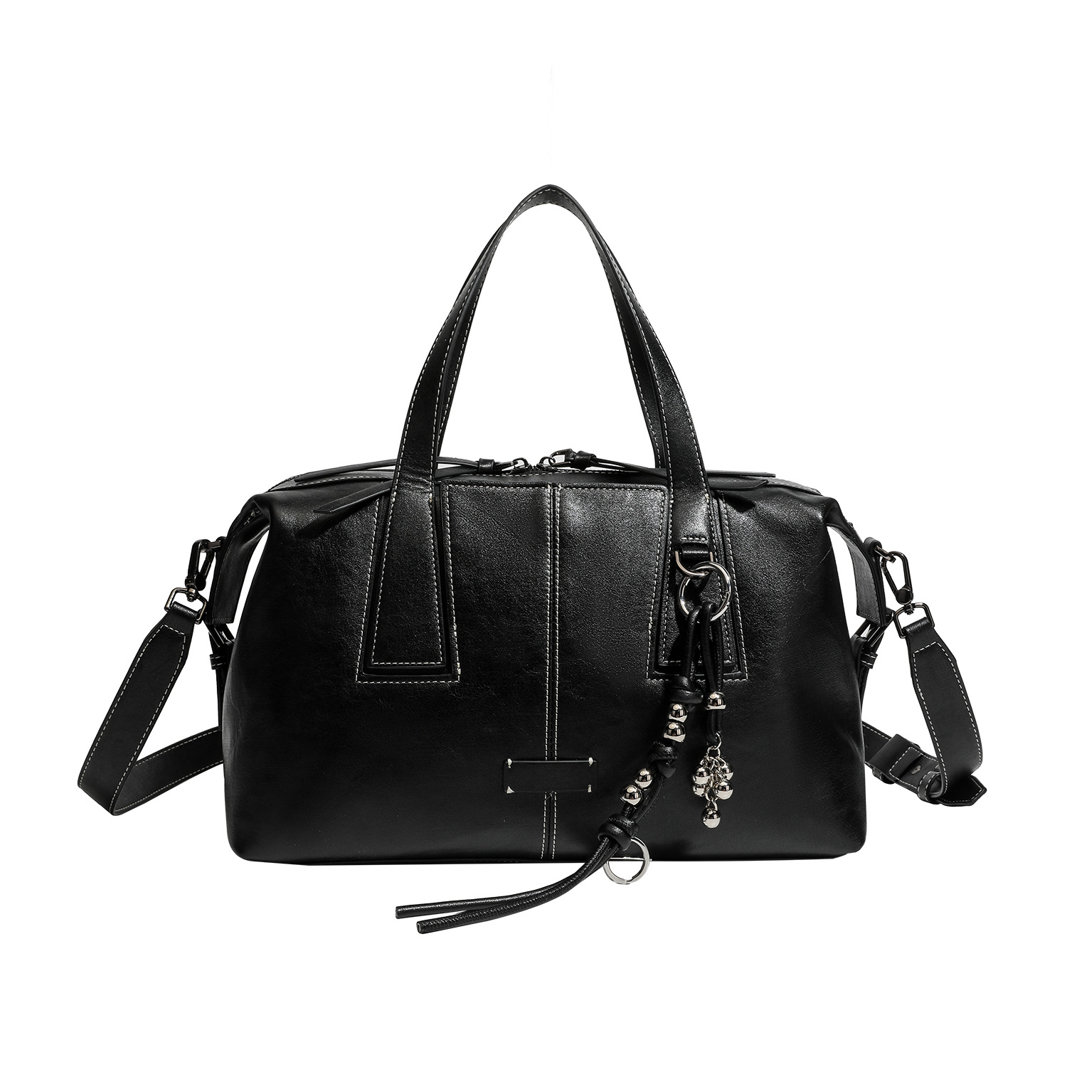 2026 New Vintage Boston Bag - Large Capacity Commuter Handbag & Shoulder Bag for Women - Thumbnail 5