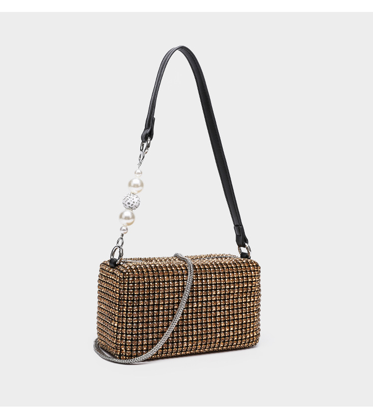 Rhinestone Evening Clutch Bag, Sparkling Crossbody & Handbag for Women - Thumbnail 26