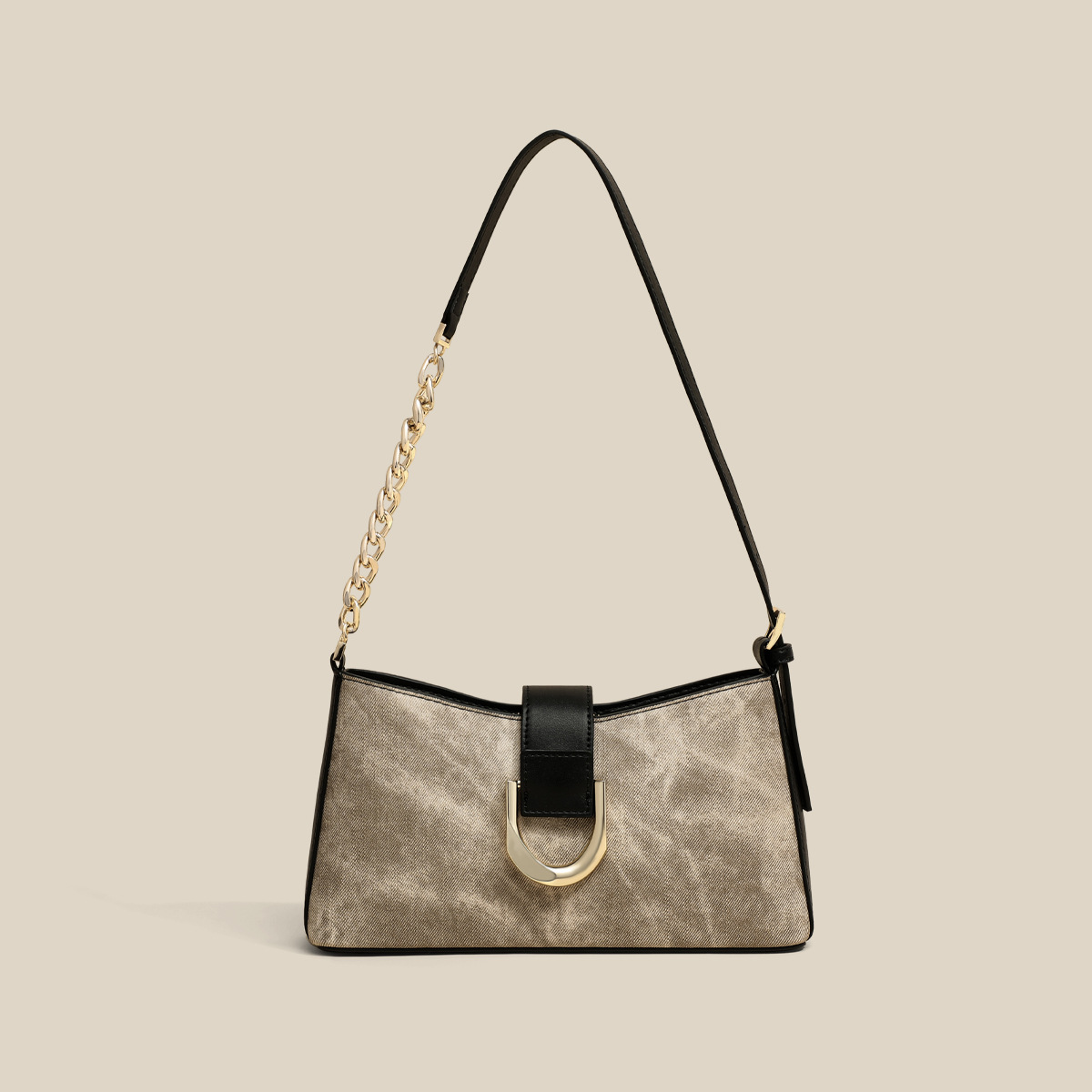 2026 Summer New Luxury Genuine Leather Shoulder Bag - French Style Underarm Crossbody Bag - Thumbnail 3