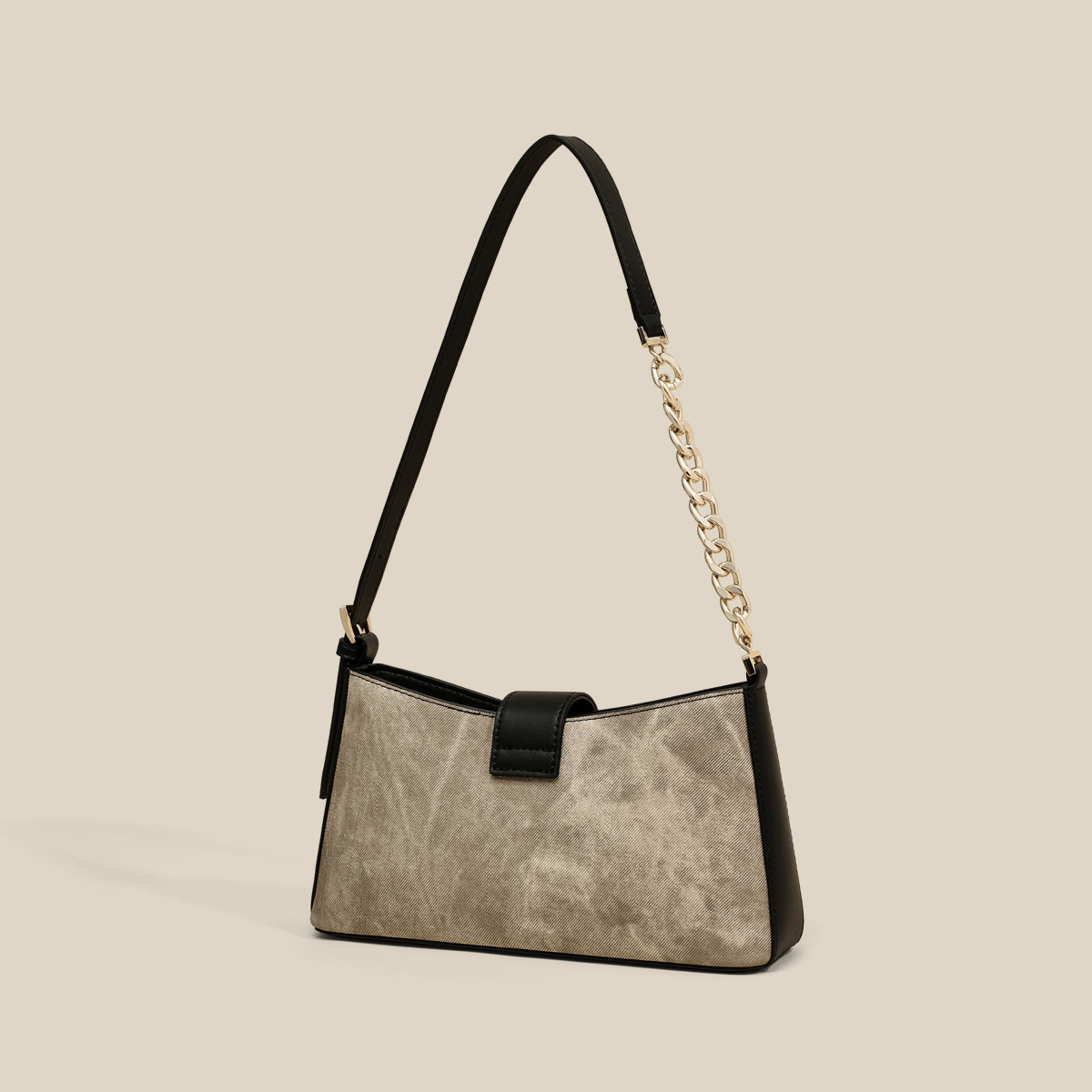 2026 Summer New Luxury Genuine Leather Shoulder Bag - French Style Underarm Crossbody Bag - Thumbnail 4